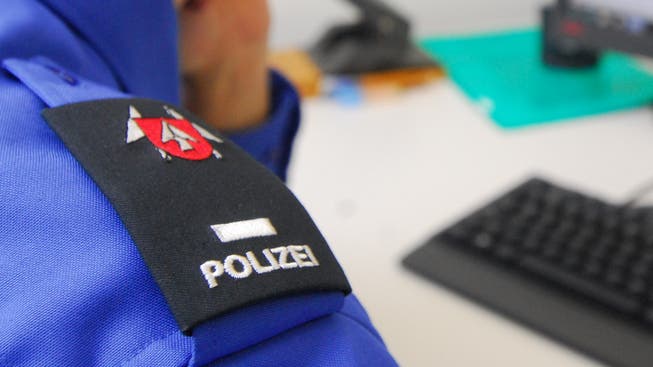 Ein Emblem der Polizei Stadt Grenchen.
