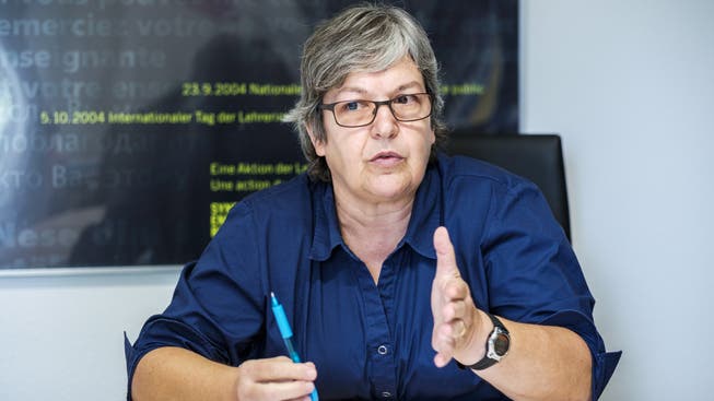 Elisabeth Abbassi, Präsidentin des Aargauischen Lehrerverbandes, pocht auf eine neutrale Wissensvermittlung in den Schulen.