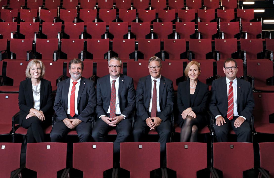 Solothurner Regierungsrat 2017 – das offiziellen Foto