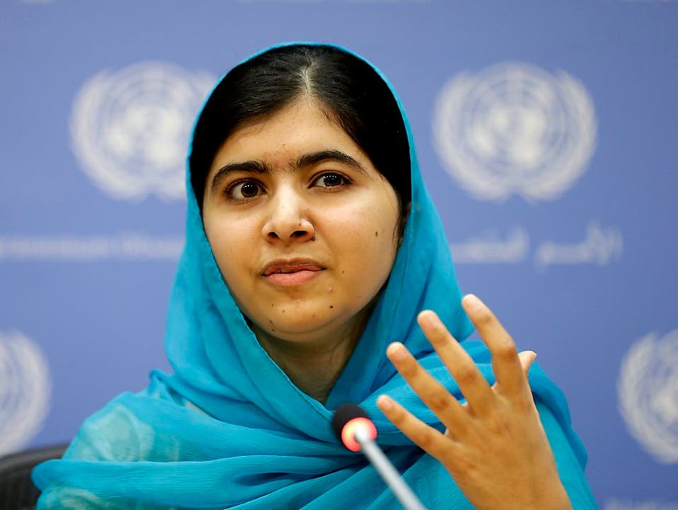 Nobelpreisträgerin Malala Yousafzai kommt als eine der "young global leaders", ebenso wie...