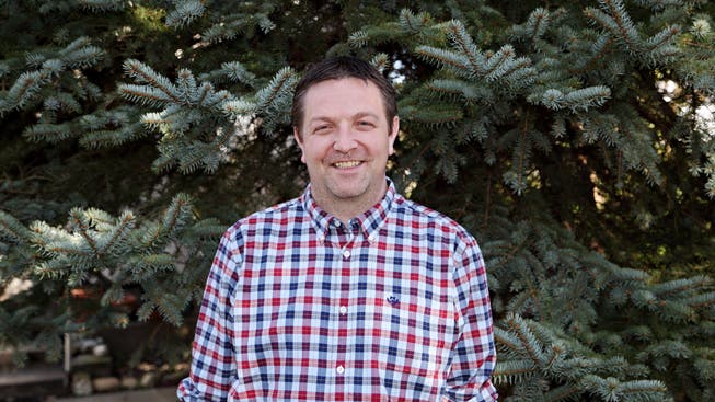 Reto Vogt (41), parteiloser Gemeinderatskandidat auf eigener Liste.