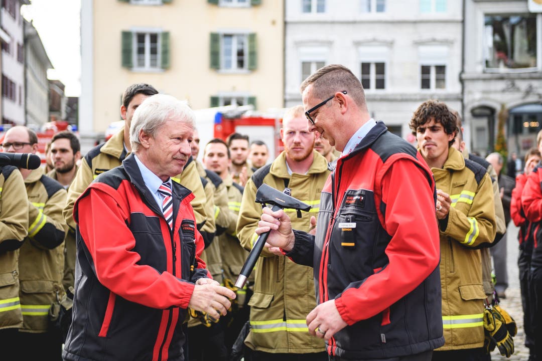 Impressionen der Feuerwehr Hauptübung in Solothurn