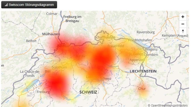 Swisscom hat schon wieder Probleme. Schweizweit können Mobilfunk-Nutzer nicht telefonieren.