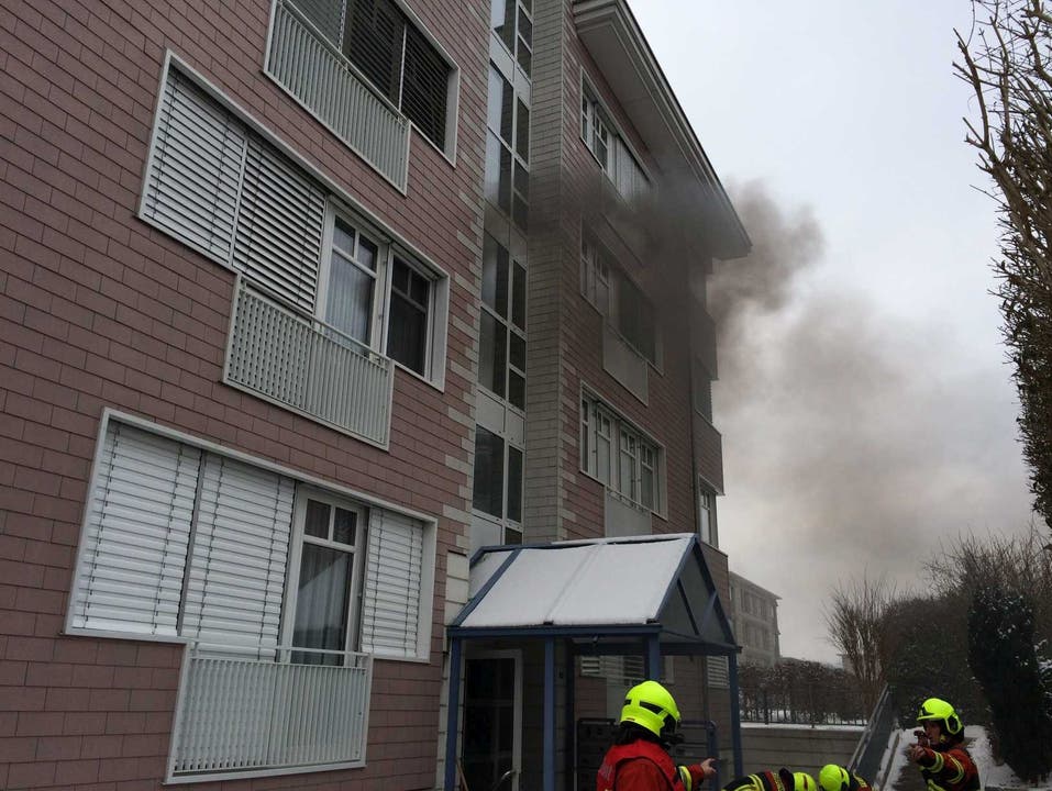Mellingen (AG), 1. März In Mellingen brannte es in der Waschküche eines Mehrfamilienhauses. Verletzt wurde bei dem Brand niemand.