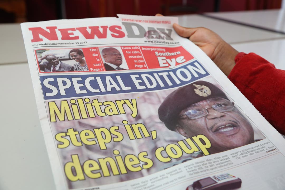 Simbabwe einen Tag nach Militärputsch