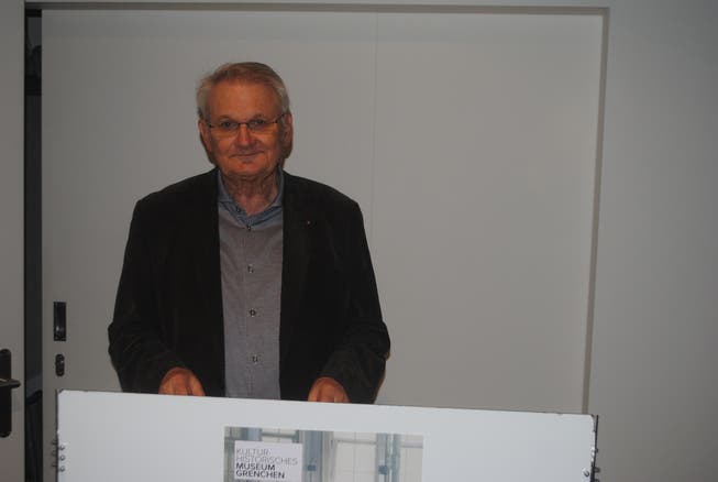 Bruno Bohlhalter referierte im Museum über die Fusion von SSUA und SSIH im Jahre 1983.