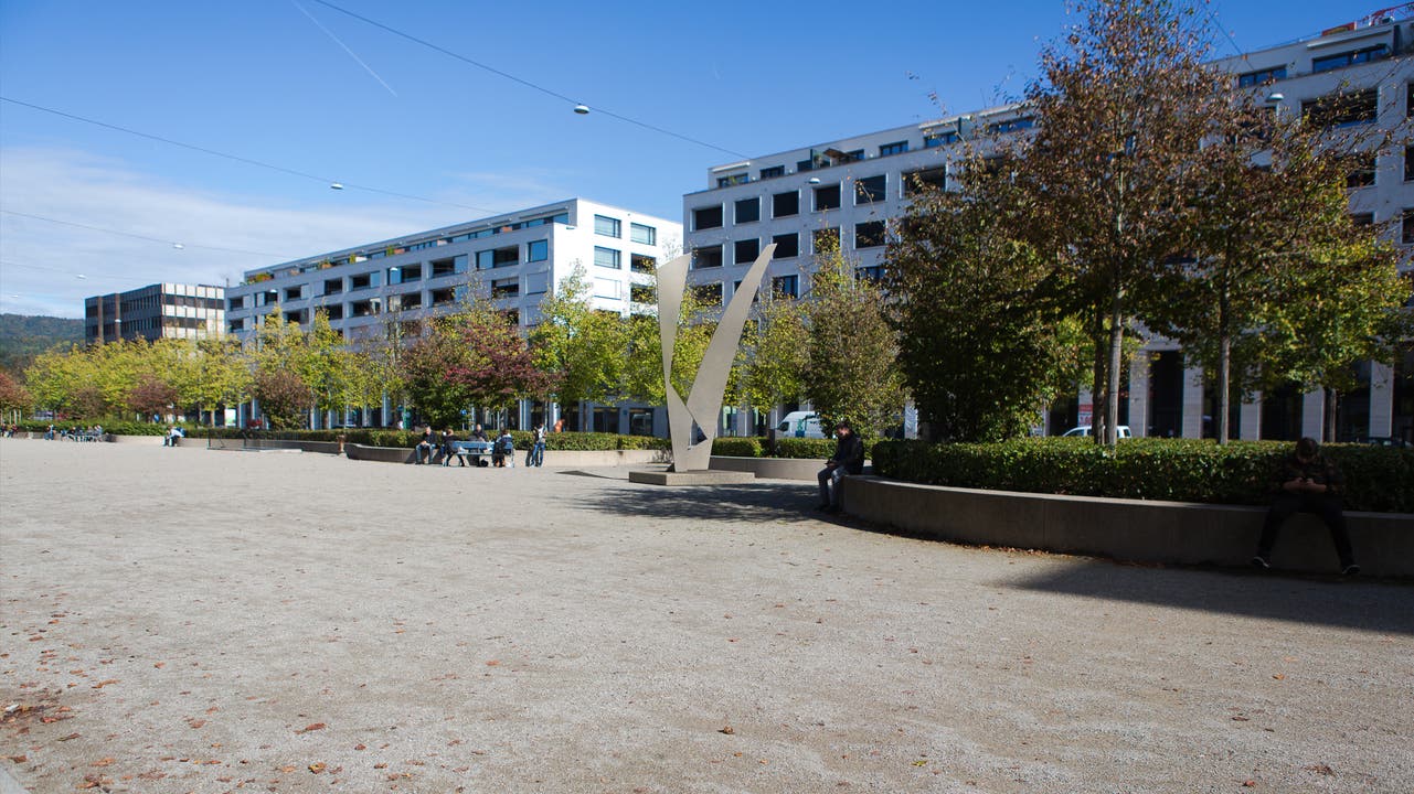 Die Endversion der Skulptur soll dereinst auf dem Rapidplatz im Quartier Limmatfeld zu stehen kommen. (Visualisierung)