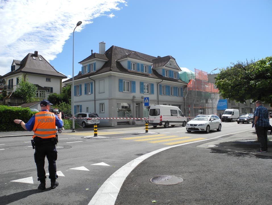 Polizeieinsatz an der Zuchwilerstrasse in Solothurn