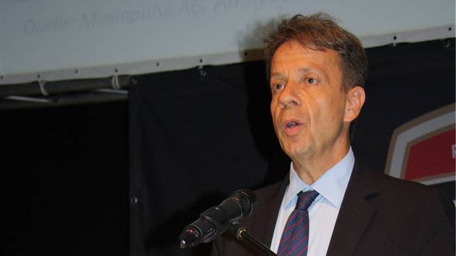 SRG-Generaldirektor Gilles Marchand beschäftigte sich im HESO-Forum nochmals mit der erfolglosen «No-Billag»-Initiative.