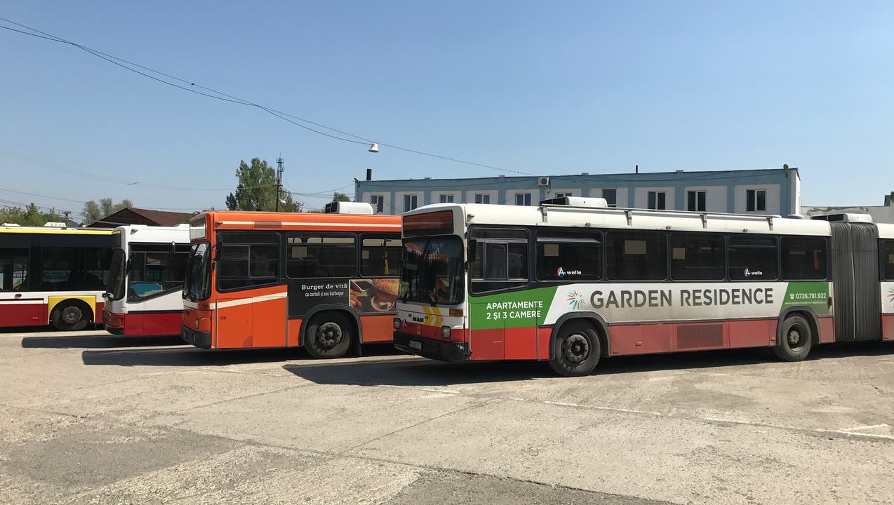 RVBW-Busse in Rumänien
