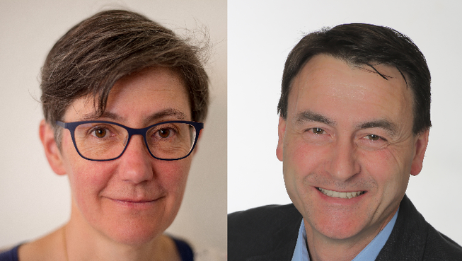 Linda Walter-Naef und Beat Späti kandidieren beide für die Gemeindepräsidentenwahl.