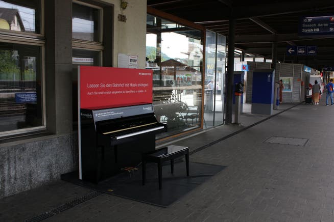 Das Piano am Bahnhof Liestal