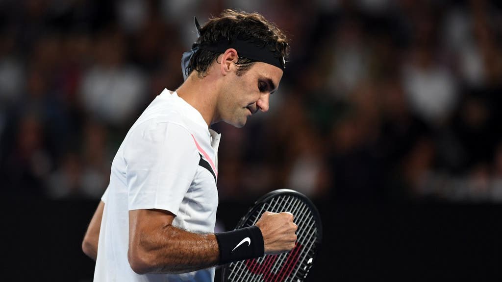 Australian Open 2018, Halbfinale, Federer vs. Chung
