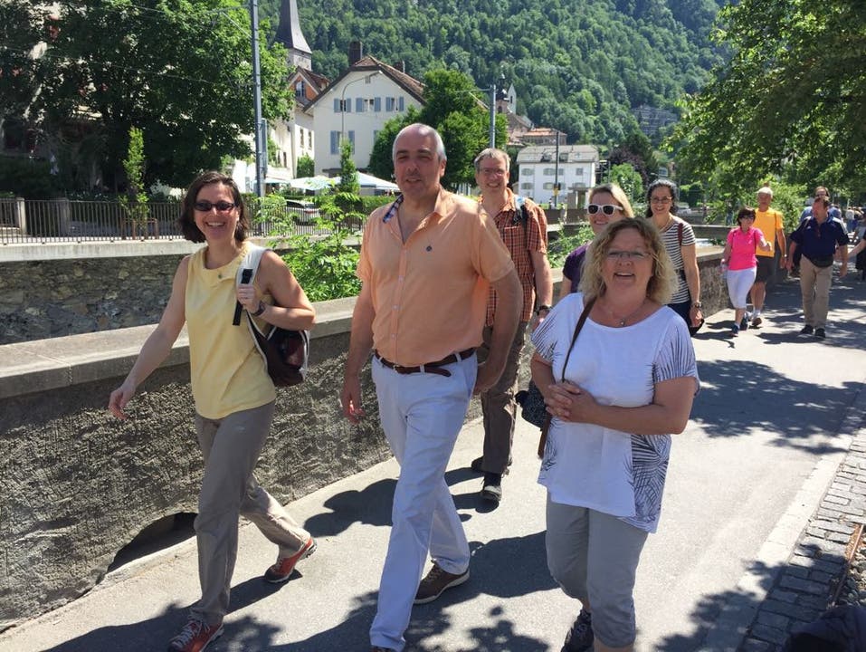 Der Gemeinderat von Feldbrunnen unterwegs in Chur