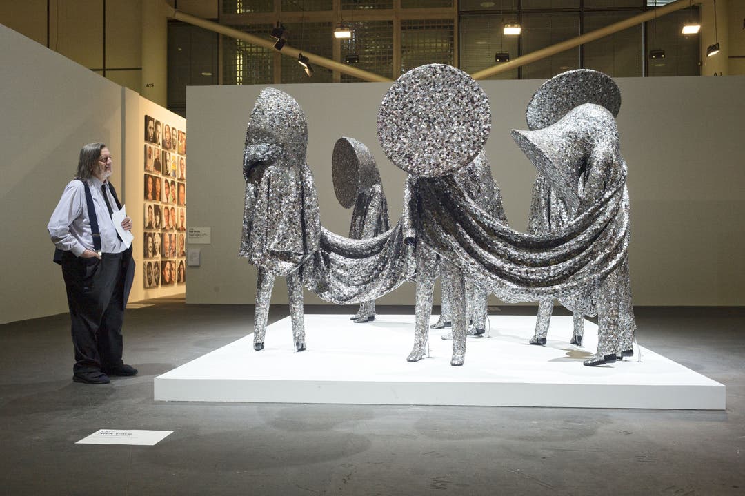 Impressionen vom Auftakt der Art Basel 2017: Art Unlimited Nick Cave, Speak Louder, 2011. Jack Shainman, New York.
