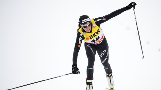 Nathalie von Siebenthal erreichte in Davos mit Platz 5 ihr bisher bestes Resultat im Weltcup.