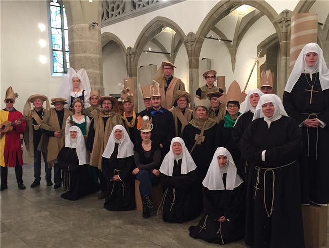 Die Uraufführung des Theaters «Quasimodo, Tumult in Genf» in der Aarauer Stadtkirche steht kurz bevor. zvg