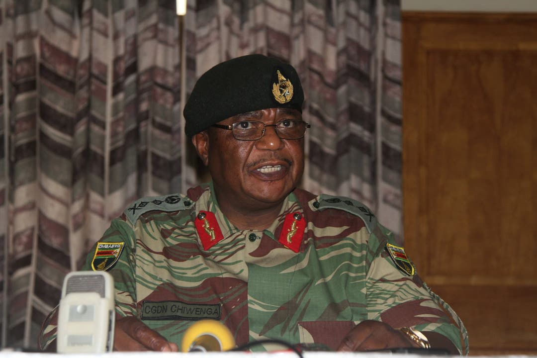 Constantine Chiwenga, der Chef der Armee im Hauptquartier in Harare.