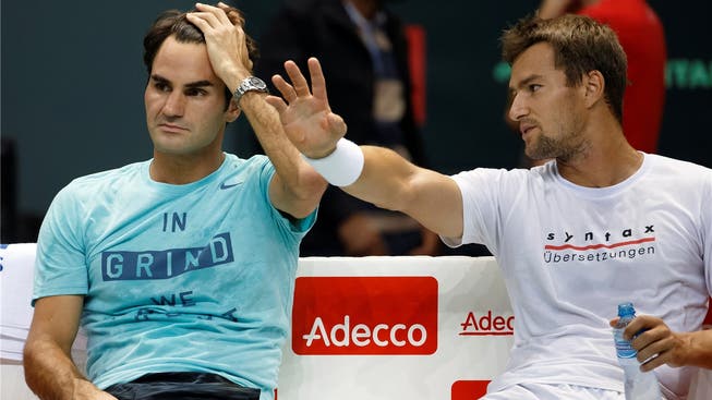 Gute Freunde: Marco Chiudinelli hat mit dem 20-fachen Grand-Slam-Sieger Roger Federer viel erlebt.