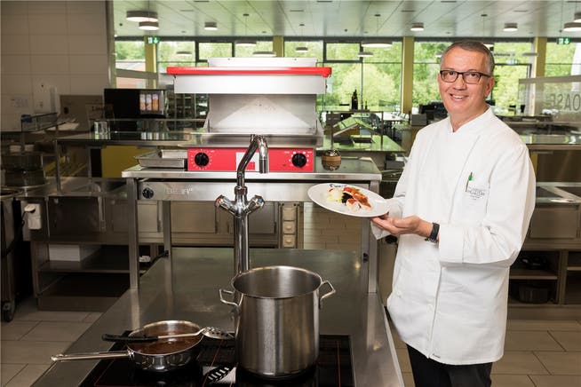 Franz Jonke, Chefkoch am PSI in Würenlingen: «Wenn wir mit der Koch-Nati mal frei hatten, bestellten wir uns am liebsten Wurstsalat.»
