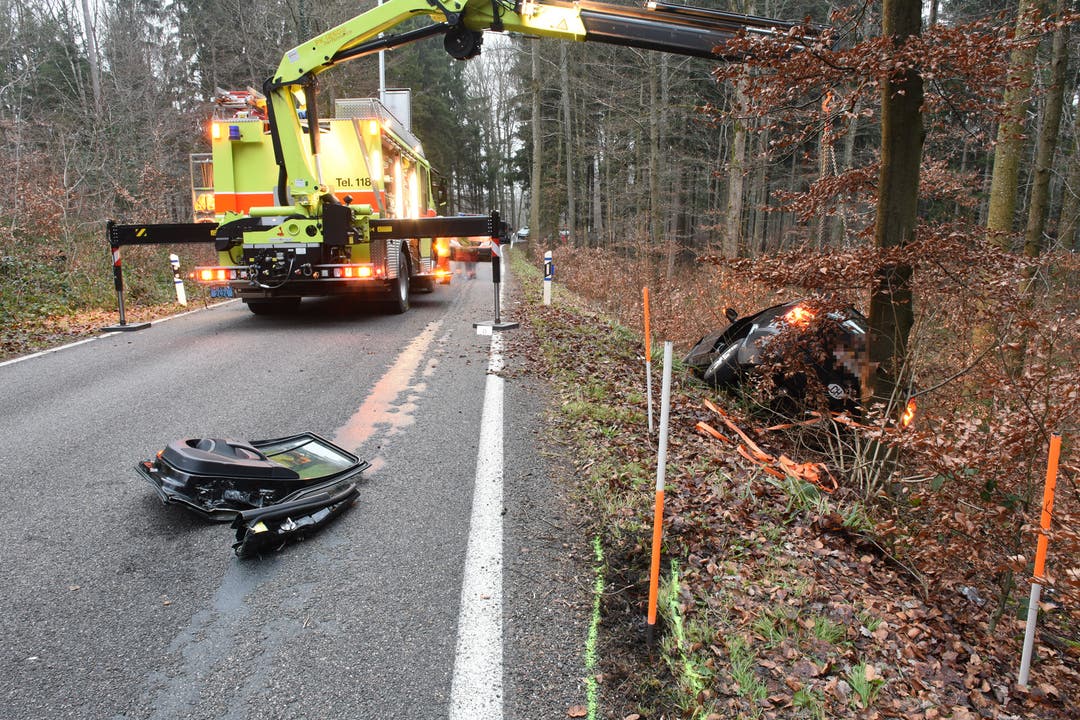 Dübendorf ZH, 12. Januar Ein 49-jähriger Autofahrer hat am Freitagmorgen in Dübendorf einen Selbstunfall verursacht und musste von der Feuerwehr befreit werden. Die Ambulanz brachte den Mann mit unbekannten Verletzungen ins Spital.