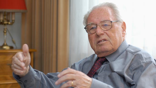 Lothar Hess auf einem Foto kurz vor seinem 80. Geburtstag im Jahr 2006.