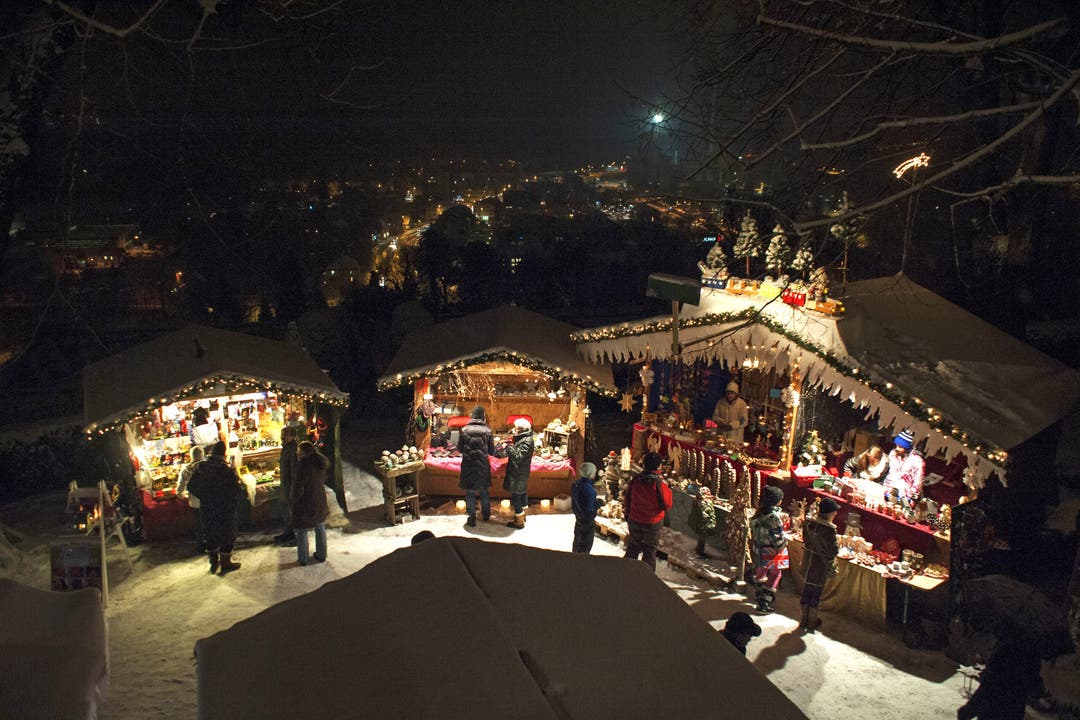 Impressionen vom Weihnachtsmarkt auf Schloss Wildegg