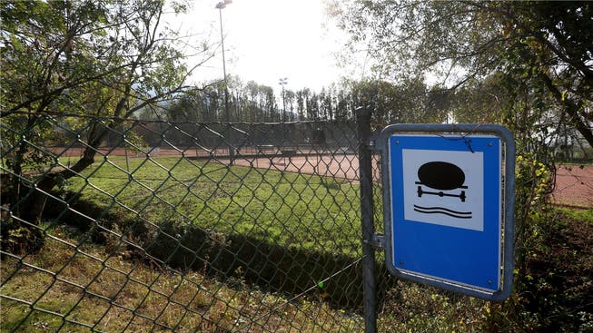 Die Zukunft der Tennisanlage sieht nicht berauschend aus.