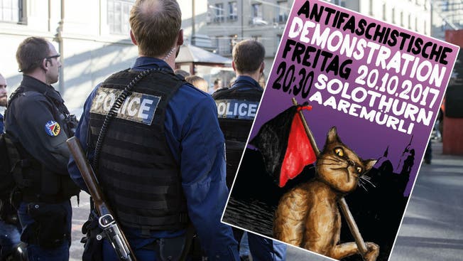 Ein Grossaufgebot der Polizei verhinderte die Demonstration in Bern. Jetzt planen Initianten eine Kundgebung in Solothurn.