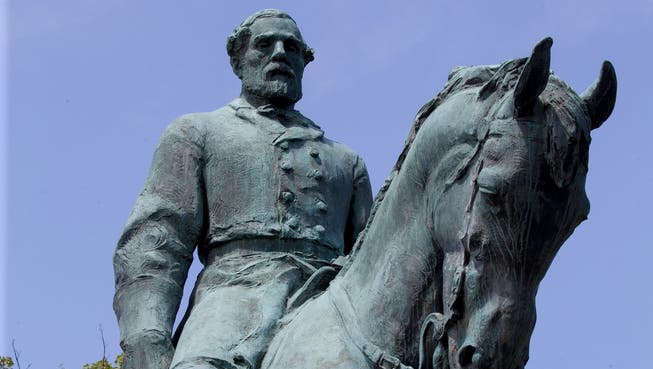 Die Statue von General Robert E. Lee in Charlottesville soll verschwinden.