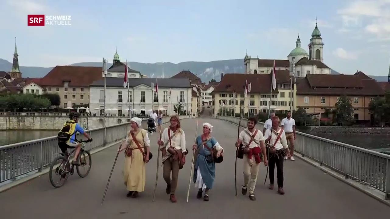Die fünf Pilgerer in Solothurn