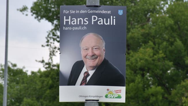 Hans Pauli wurde aus dem Oftringer Gemeinderat gewählt. Seinen Platz nimmt der Freisinnige Werner Rudin ein