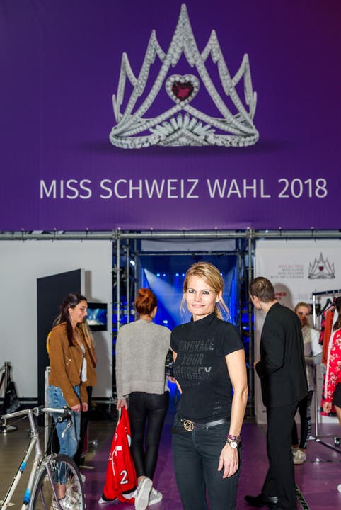 Vorbereitungen Miss Schweiz Wahl Angela "Angie" Fuchs, CEO der Miss Schweiz Organisation