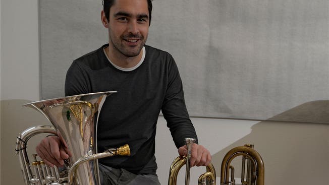 Fabian Bloch (31): ein versierter Lehrer auf den Instrumenten des tiefen Blechs.