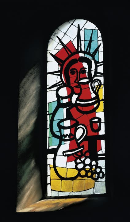 Eindrückliches Spätwerk: «Die Hochzeit von Kana» von Fernand Léger in der Kirche von Courfaivre.