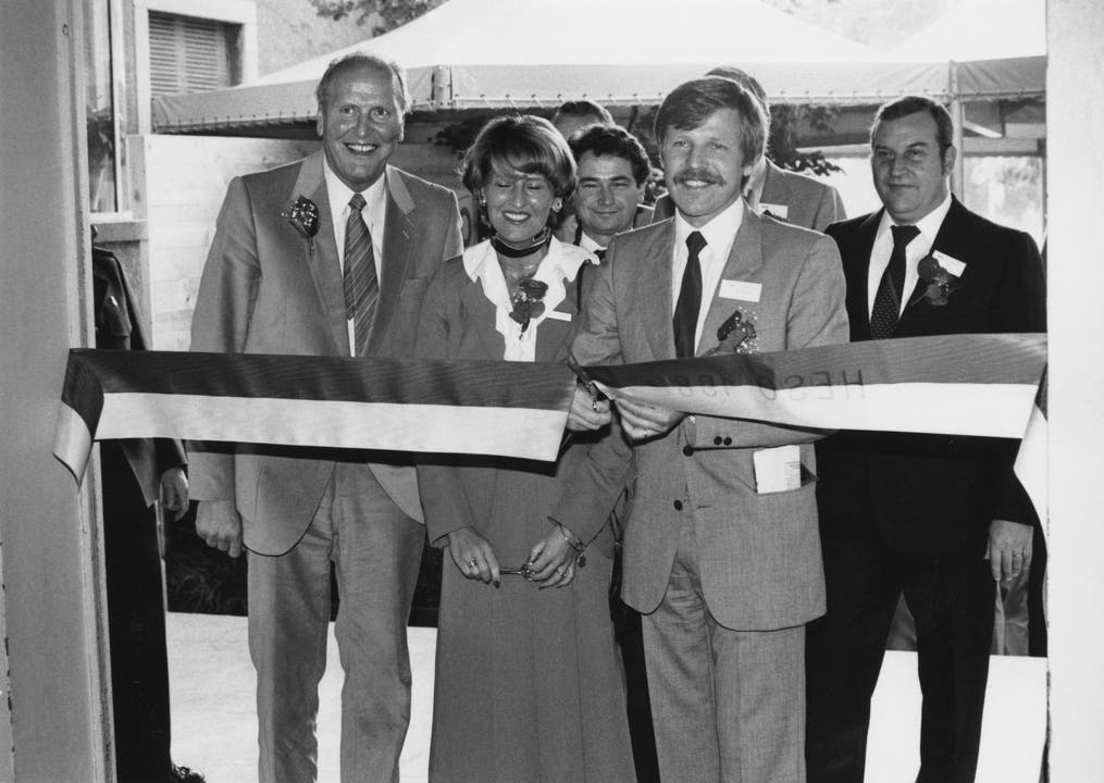 HESO-Eröffnung 1982 mit Bundesrat Willy Ritschard