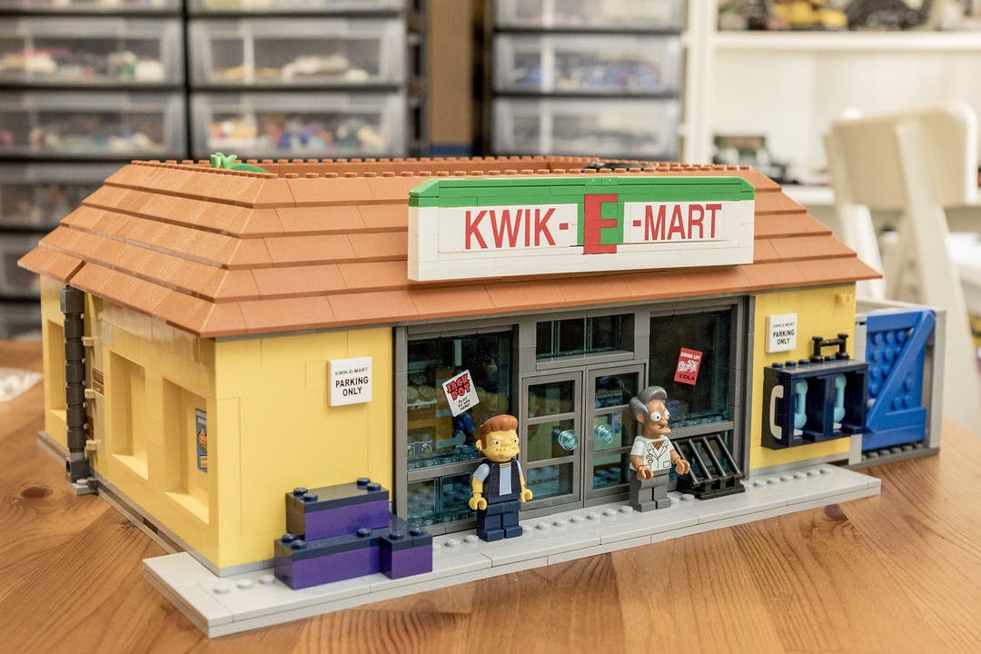 So findet man beispielsweise den «Kiwik-E-Mart» aus der US-amerikanischen Zeichentrickserie «Die Simpsons» in der Sammlung wieder.