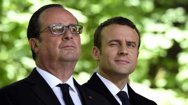 François Hollande und Emmanuel Macron waren sich anfänglich sehr nah. Doch der Ziehsohn hat schon seit geraumer Zeit nur Verachtung für seinen Mentor übrig.