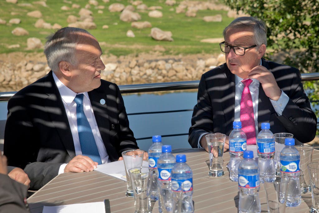 2016 trafen sich Bundespräsident Johann Schneider-Ammann und Juncker mehrmals. Hier etwa beim 11. Asia-Europe Meeting in der mongolischen Hauptstadt Ulan Bator.