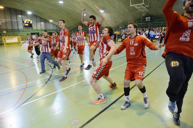 Im April 2016 feierten die Handballer des TV Solothurn den Aufstieg in die NLB im CIS. Was den Zustand der Halle angeht, gibts nichts zu feiern.