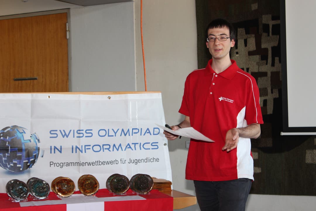  Johannes Kapfhammer, ETH-Informatikstudent und Präsident der Schweizer Informatik-Olympiade