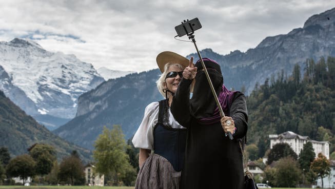 Werden arabische Touristinnen bei einem Burkaverbot das Berner Oberland links liegen lassen?