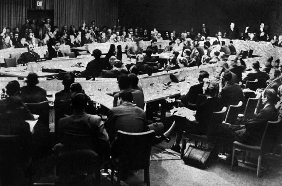 Vor 70 Jahren: Die UNO in New York stimmt für den Teilungsplan.