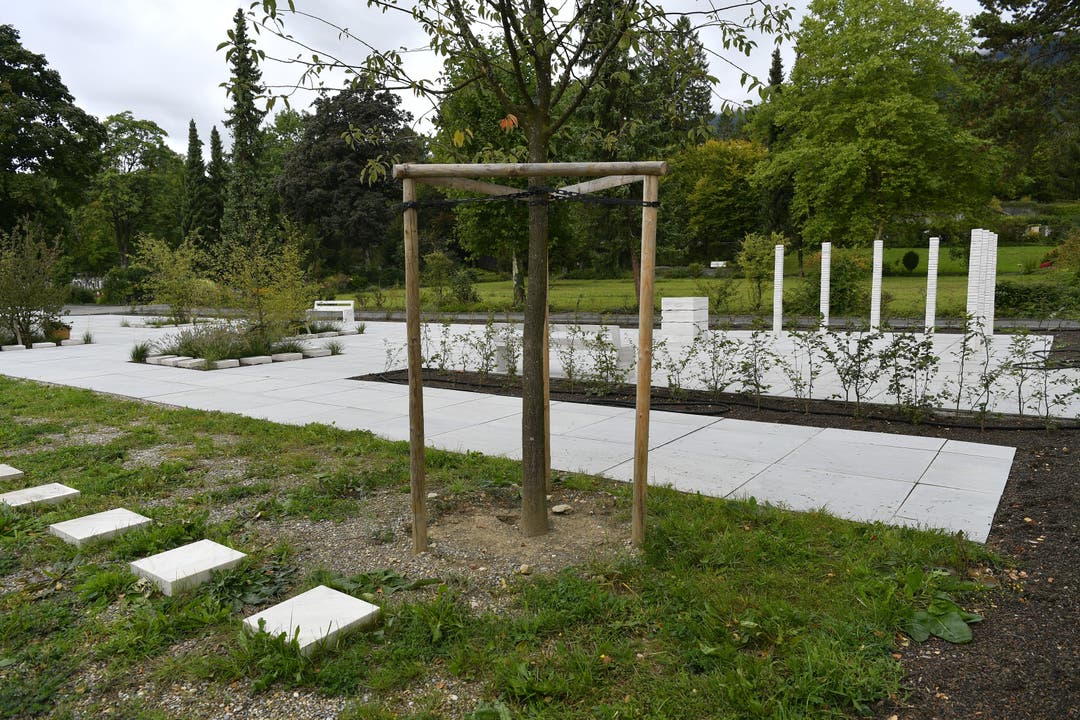 Die neue Urnengrab- und Gemeinschaftsgrabanlage wird eingeweiht