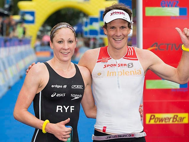 Ryf gehört zusammen mit Ruedi Wild zu den Sieger dieses "5150"-Triathlons Ryf verteidigt damit erfolgreich ihren Titel über die olympische Distanz in knapp zwei Stunden gegen namhafte Konkurrenz.