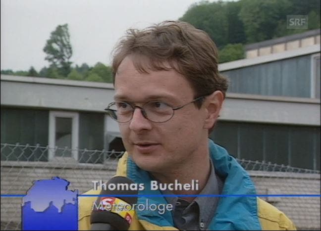 Da war er erst 32: Wetterfrosch Thomas Bucheli sagte in Unterkulm, man habe die Niederschläge kommen sehen, aber nicht in diesem Ausmass.