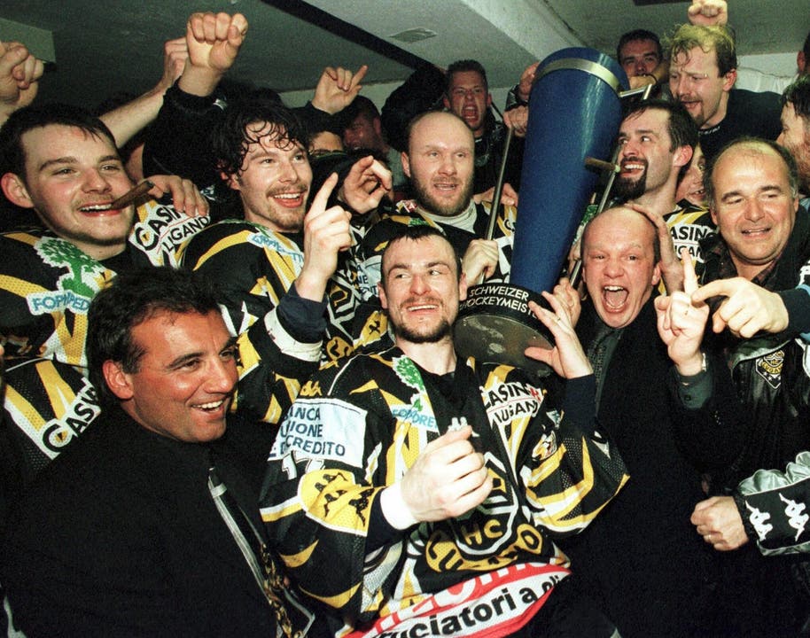 1999 Jim Koleff wird mit dem HC Lugano Schweizermeister