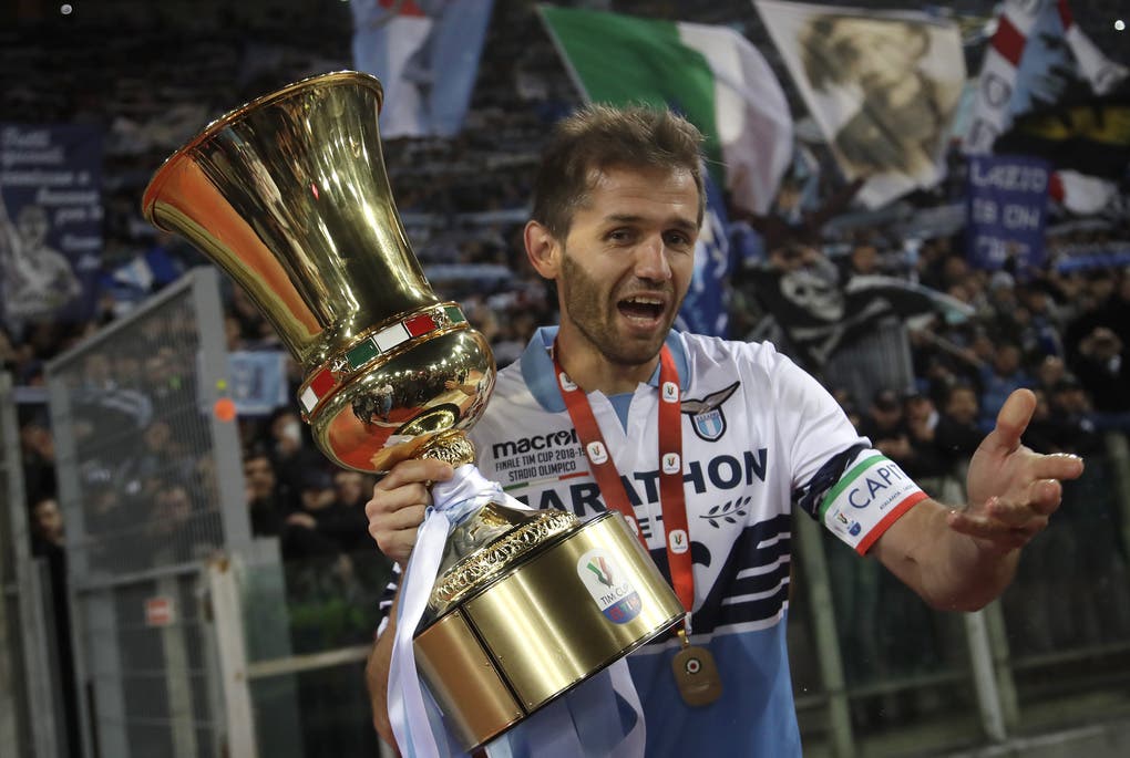 Der Lazio-Captain feierte mit 33 Jahren seinen dritten Sieg in der Coppa Italia.