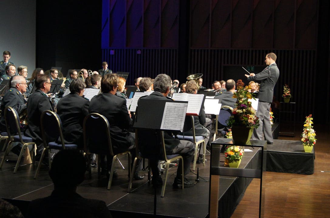 Konzert des Blasorchester Militärspiel Baden Am 7. April spielte das Militärspiel Baden in der Trafohalle sein Jahreskonzert.