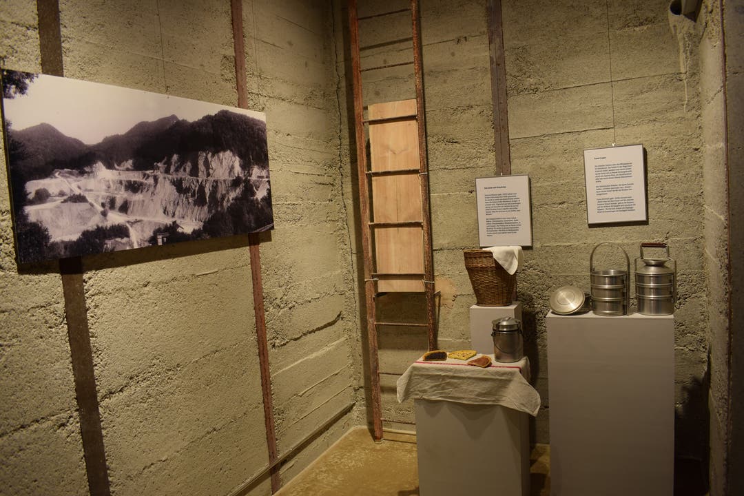 Die aktuelle Ausstellung widmet sich dem Gips-Steinbruch in Zeglingen.